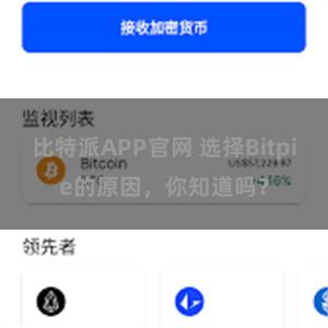 比特派APP官网 选择Bitpie的原因，你知道吗？