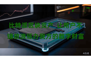 比特派区块资产  让用户不错放浪惩办我方的数字财富